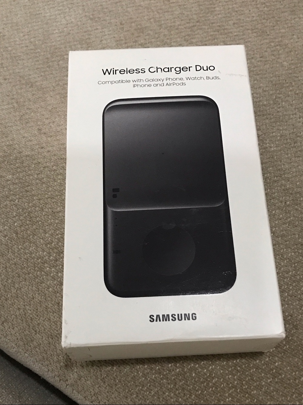 Samsung Wireless Charger Duo Pad - Black